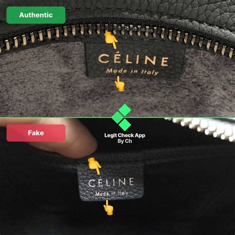 celine triomphe bag fake vs real|are celine bags genuine.